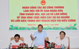 Thứ trưởng Bộ Công thương làm việc với ba tỉnh về phát triển điện lực