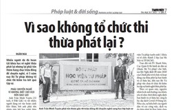 Gỡ khó để tổ chức thi thừa phát lại