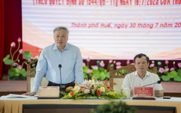 Phó thủ tướng Nguyễn Hòa Bình khen ngợi chính quyền 2 cấp tại TP.Huế