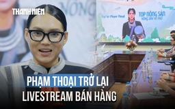 Xuất hiện sau ồn ào từ thiện, TikToker Phạm Thoại thông báo livestream bán hàng
