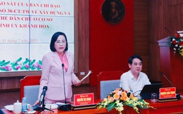 Phó chủ tịch Quốc hội đánh giá cao việc Khánh Hòa áp dụng KPI vào công việc