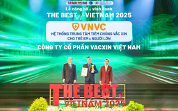 VNVC được vinh danh hệ thống trung tâm tiêm chủng tốt nhất Việt Nam