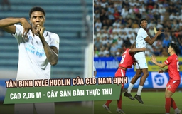 Tiền đạo cao nhất lịch sử V-League: Khiến mọi đối thủ nhỏ bé khi đứng cạnh