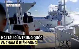Tàu hải cảnh, tàu chiến Trung Quốc tự va chạm nhau ở Biển Đông?