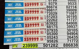 Mua vé tứ quý 9999, công nhân trúng độc đắc 14 tỉ xổ số miền Nam