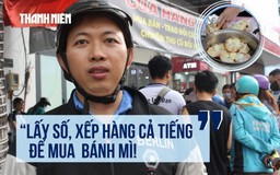 Bánh mì gạch cua “gây sốt” ở TP.HCM hút khách xếp hàng chờ thưởng thức