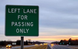 Lái ô tô chạy chậm trên cao tốc có thể bị phạt tù