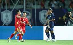Đội tuyển nữ Việt Nam đánh bại Thái Lan 1-0, giành ngôi đầu bảng A đầy thuyết phục