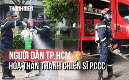Nhiều người dân TP.HCM bất ngờ hóa thân thành chiến sĩ PCCC