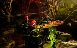 Kiều Minh Tuấn 'khóc thét' khi làm nhiệm vụ trong 'Chiến sĩ quả cảm'