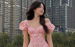 Phong cách nàng thơ dịu dàng với váy hoa nhí