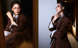 Bùi Quỳnh Hoa hóa 'cô nàng đẹp trai' với phong cách menswear