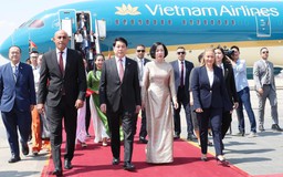 Chủ tịch nước Lương Cường và phu nhân bắt đầu thăm cấp nhà nước Ai Cập