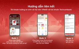 Techcombank kết nối với ứng dụng VNeID, hỗ trợ khách hàng nhận tiền an sinh xã hội