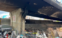 Vụ cháy ở gầm cầu Vĩnh Tuy: 500 xe máy bị thiêu rụi