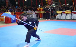 Hàng trăm VĐV tranh tài tại giải vô địch võ cổ truyền ở phố biển Gia Lai