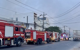 TP.HCM: Cháy nhà hàng hải sản ở phường Thuận Giao