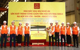 Tập đoàn Hoa Sen sản xuất thành công tôn siêu bền Hoa Sen Mag Shield