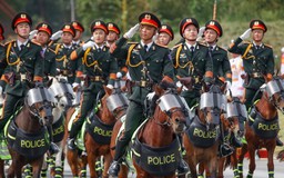 Kỵ binh xuất hiện tại buổi hợp luyện nhiệm vụ diễu binh A80