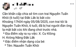 Đăng tin giả tìm con trai bị người lạ bắt cóc