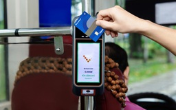 30 tuyến xe buýt tại TP.HCM thanh toán không tiếp xúc bằng thẻ Napas