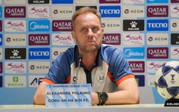 HLV Polking tiếc 'đứt ruột', không nhắc gì đến Nguyễn Filip: 'Đáng ra CLB CAHN đã thắng'