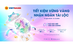 Vietbank tung khuyến mại gần 5 tỉ đồng, cơ hội trúng viên kim cương 500 triệu đồng