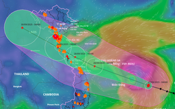 Dự báo bão số 10 đổ bộ Nghệ An - Quảng Trị trong đêm 28.9