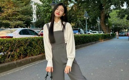 Tuyệt chiêu ‘trẻ mãi không già’ với quần yếm năng động