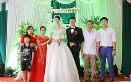 Cô dâu cao 1m85 sánh duyên cùng chú rể 1m80