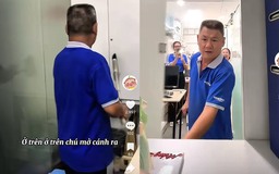 Lan tỏa trên mạng xã hội: Tiệc sinh nhật đặc biệt của chú bảo vệ