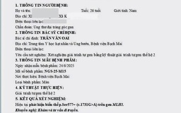 Tìm thấy 'gen ung thư gia đình' khiến nhiều người trẻ mắc bệnh