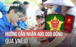 Hướng dẫn nhận quà tết 400.000 đồng qua VNeID liên kết ngân hàng