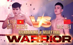 Võ sĩ bất bại Việt Nam tranh đai vô địch với cao thủ Trung Quốc