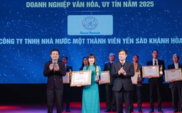 Yến sào Khánh Hòa vào Top 20 'Doanh nghiệp Văn hóa, Uy tín năm 2025'