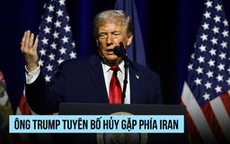 Tổng thống Trump tuyên bố hủy đối thoại với Iran