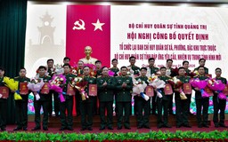 Quảng Trị: Điều động 78 sĩ quan quân đội về Ban Chỉ huy quân sự cấp xã