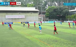 Highlight Trường ĐH Kinh tế Tài chính TP.HCM (UEF) 0-10 Trường ĐH Công nghệ Đồng Nai (DNTU): 'Trút mưa' bàn thắng