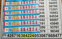 Trúng độc đắc xổ số miền Nam đài Long An, người phụ nữ nhận hết tiền mặt