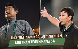 U.23 Việt Nam trở lại tập luyện, xốc lại tinh thần cho trận tranh hạng ba với U.23 Hàn Quốc