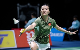 Nguyễn Thùy Linh đánh bại tay vợt hạng 14 thế giới ở giải cầu lông Indonesia Masters