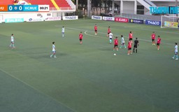Highlight Trường ĐH Văn Hiến (VHU)  0-1 Trường ĐH Sư phạm TP.HCM (HCMUE): Cú sốc play-off