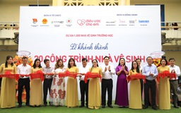 Khánh thành 20 công trình nhà vệ sinh trị giá 1,2 tỉ đồng cho học sinh Quảng Ngãi