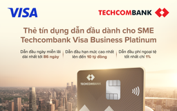 Techcombank Visa Business Platinum: miễn lãi tới 86 lãi ngày, hạn mức đến 10 tỉ đồng