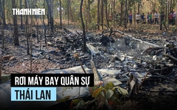 Máy bay không quân Thái Lan rơi, 2 phi công thiệt mạng