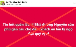 Thông tin 'thực khách ăn lẩu bị ngộ độc' tại TP.HCM là tin giả