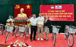 Giải pickleball từ thiện Mattana trao tặng 500 xe đạp đến học sinh khó khăn