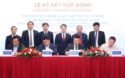 Ký kết gói thầu nghìn tỉ cung cấp thiết bị cho nhà máy thủy điện Trị An mở rộng