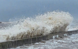 Không khí lạnh gây gió giật cấp 9, sóng cao 5 m tại 9 tỉnh