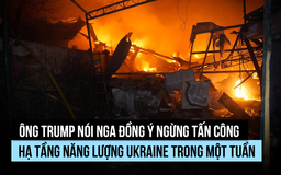 Ông Trump nói đã thuyết phục ông Putin ngừng tấn công hạ tầng năng lượng Ukraine